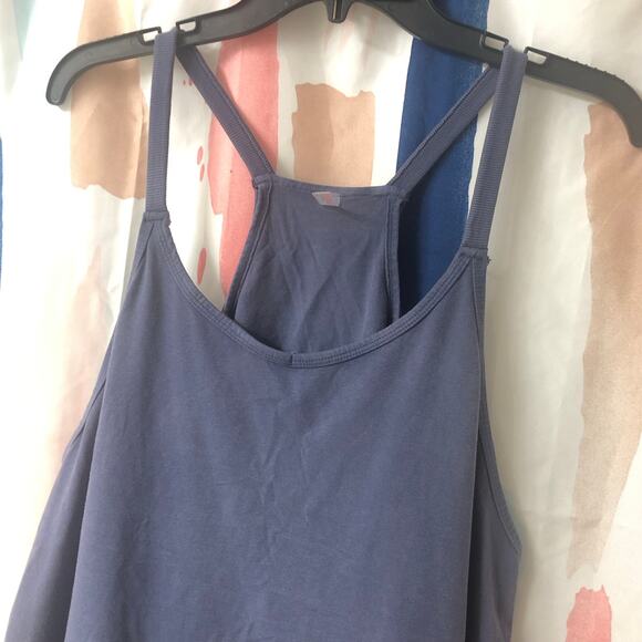 NWOT Free People Movement Blue Indigo Hot Shot Mini Dress Romper Size Small - Picture 6 of 15